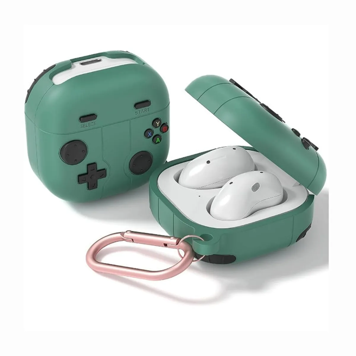 CASE - Protector de Audifonos Samsung Buds 2 Nintendo - Verde