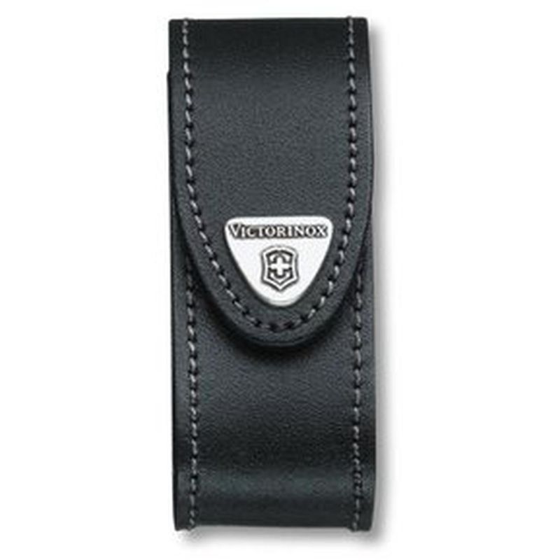 VICTORINOX - Estuche de Cuero Porta Navaja para Cinturón Victorinox 4052031- Negro