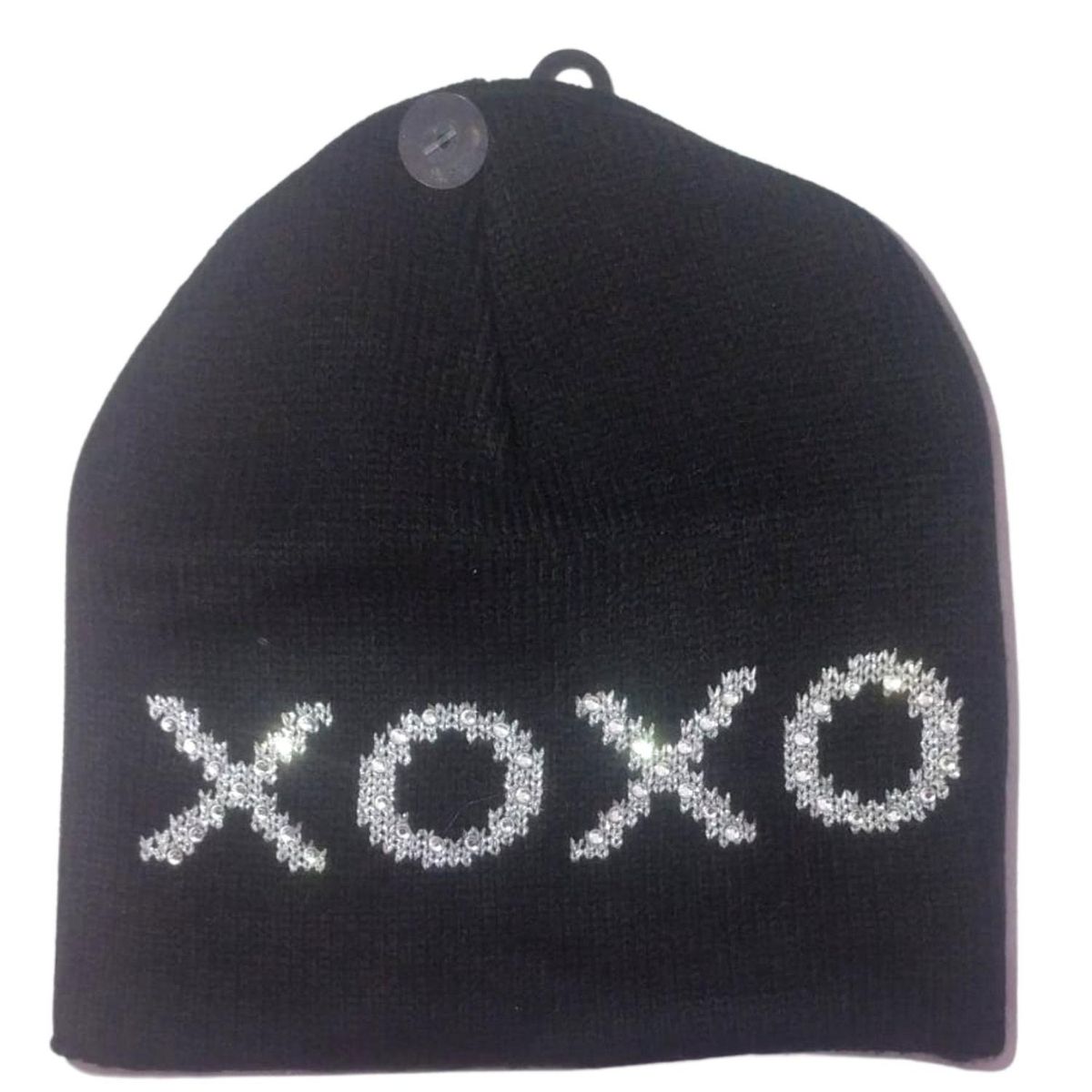 GENERICO - Gorro tipo Chullo Beanie XOXO - Negro