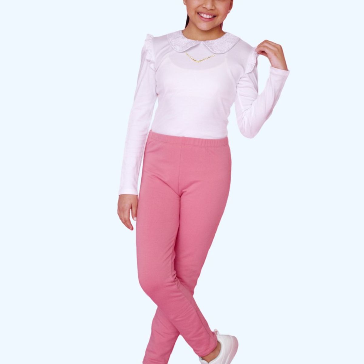 KIDS MASHMELO - Body Con Cuello De Encaje Para Niña Kids Mashmelo