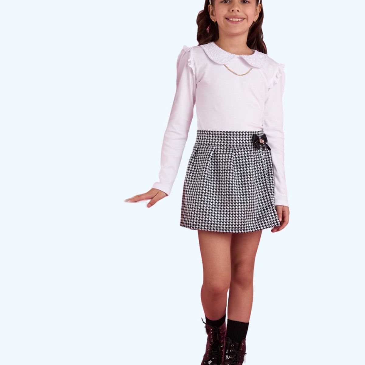 KIDS MASHMELO - Body Con Cuello De Encaje Para Niña Kids Mashmelo