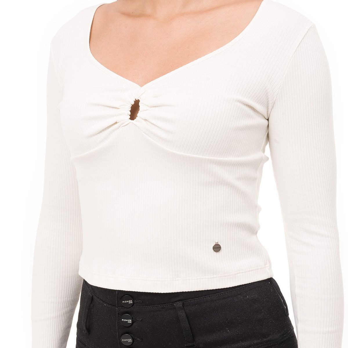 PIONIER - Polo Moda Rib Lycrado Mujer Kulzet-S Pionier