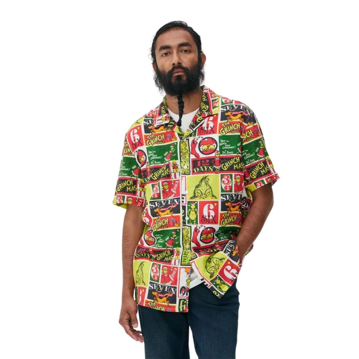 GENERICO - Camisa Estampada Grinch Navidad