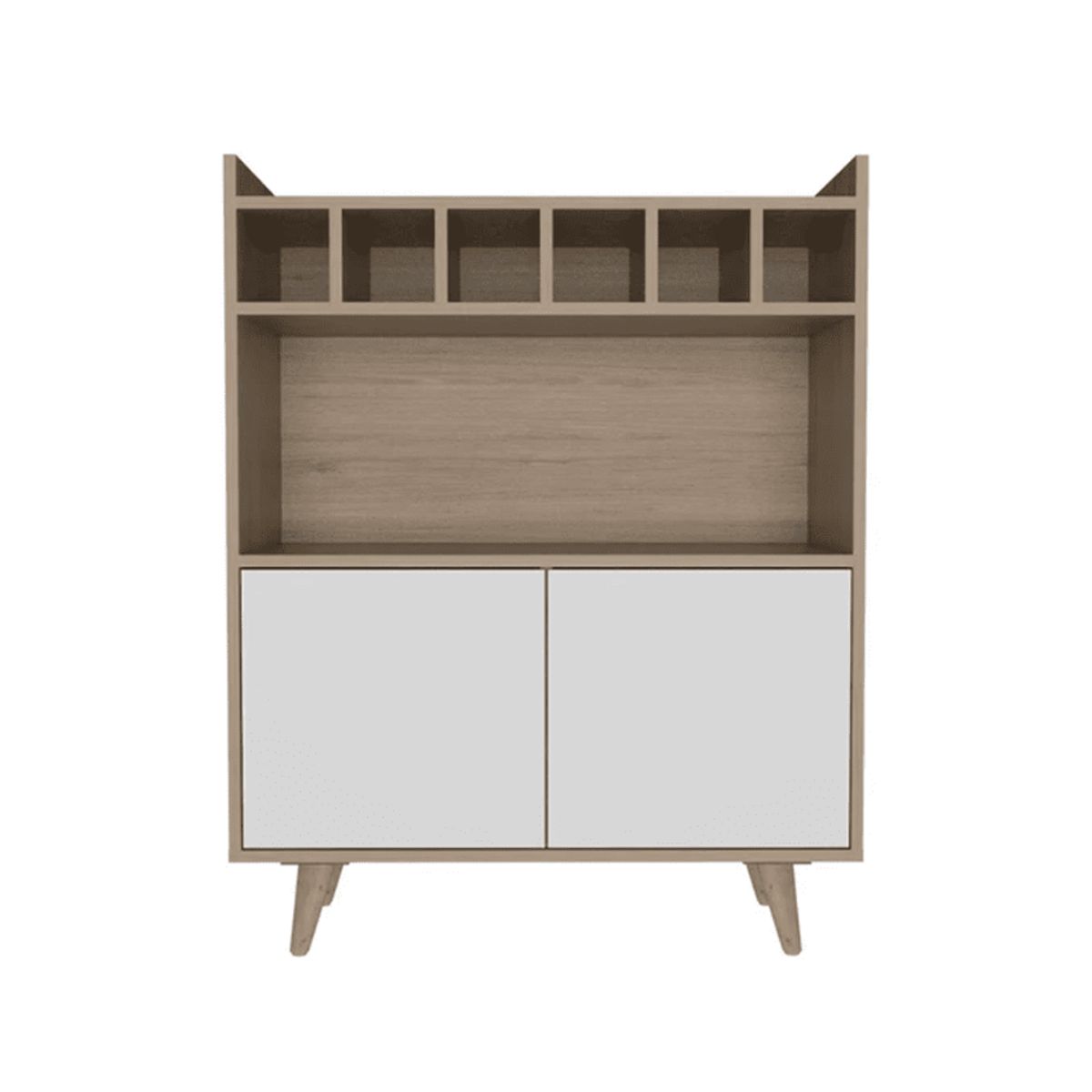 NACION MUEBLES - BAR ARAAN COLOR MADERA NM