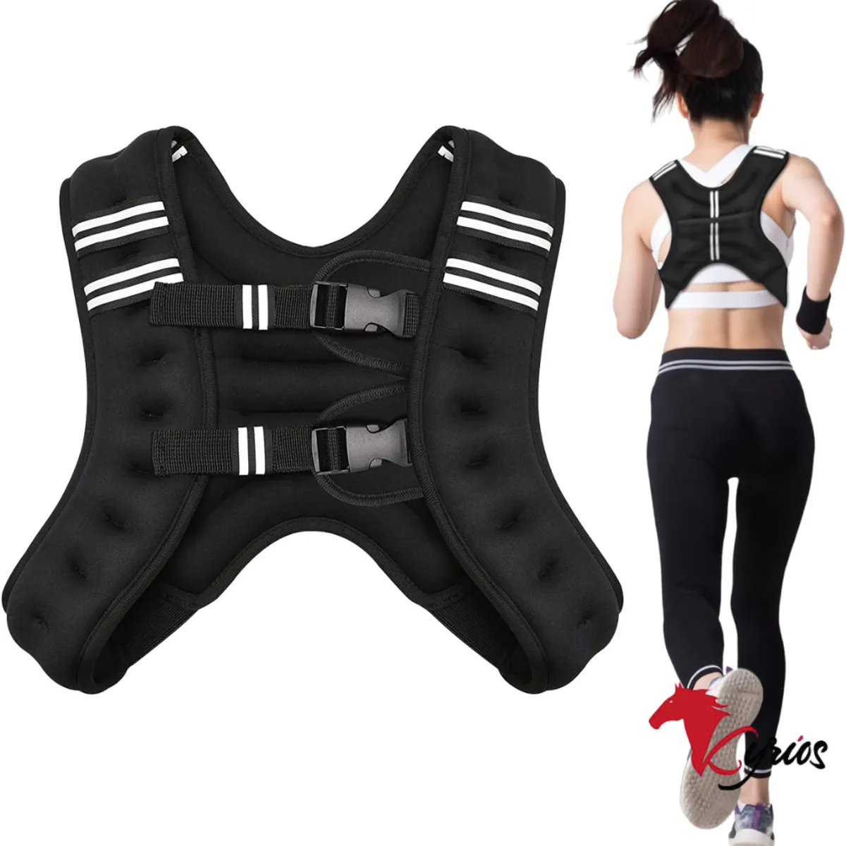 GENERICO - Chaleco Con Peso Para Entrenamiento De 10 kg Importado