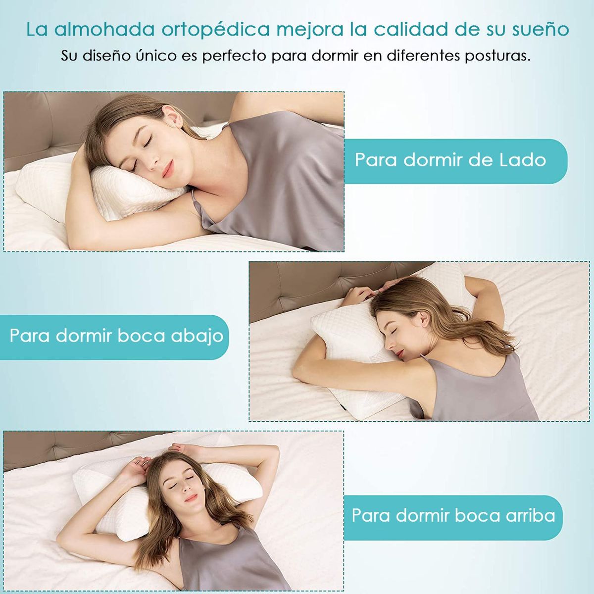 PERUMASSAGE - Almohada para dormir es distintas Posturas
