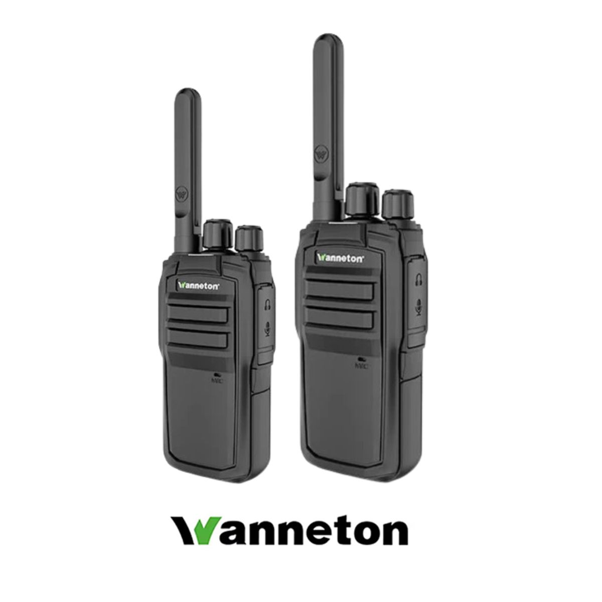 GENERICO - Walkie Talkie Radio Transmisor Receptor 16 canales 400-470MHz 3800 mAh