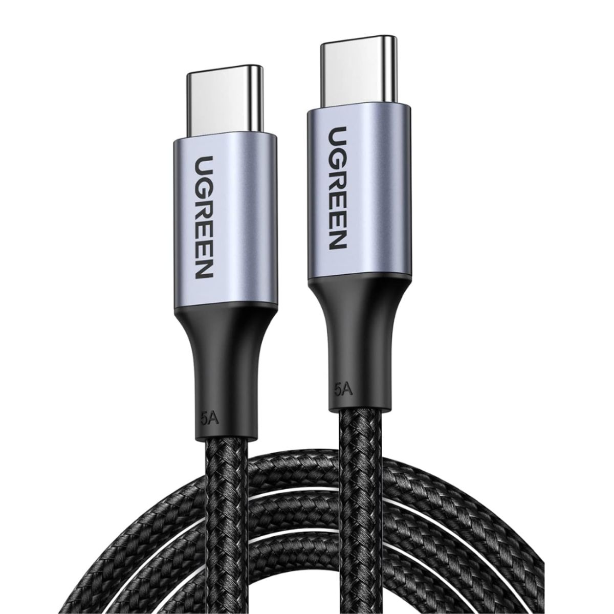 UGREEN - Cable UGREEN Type C 100W Carga Rapida Tipo C a Tipo C 480Mbs 5A US316 Iphone Macbook Air iPad