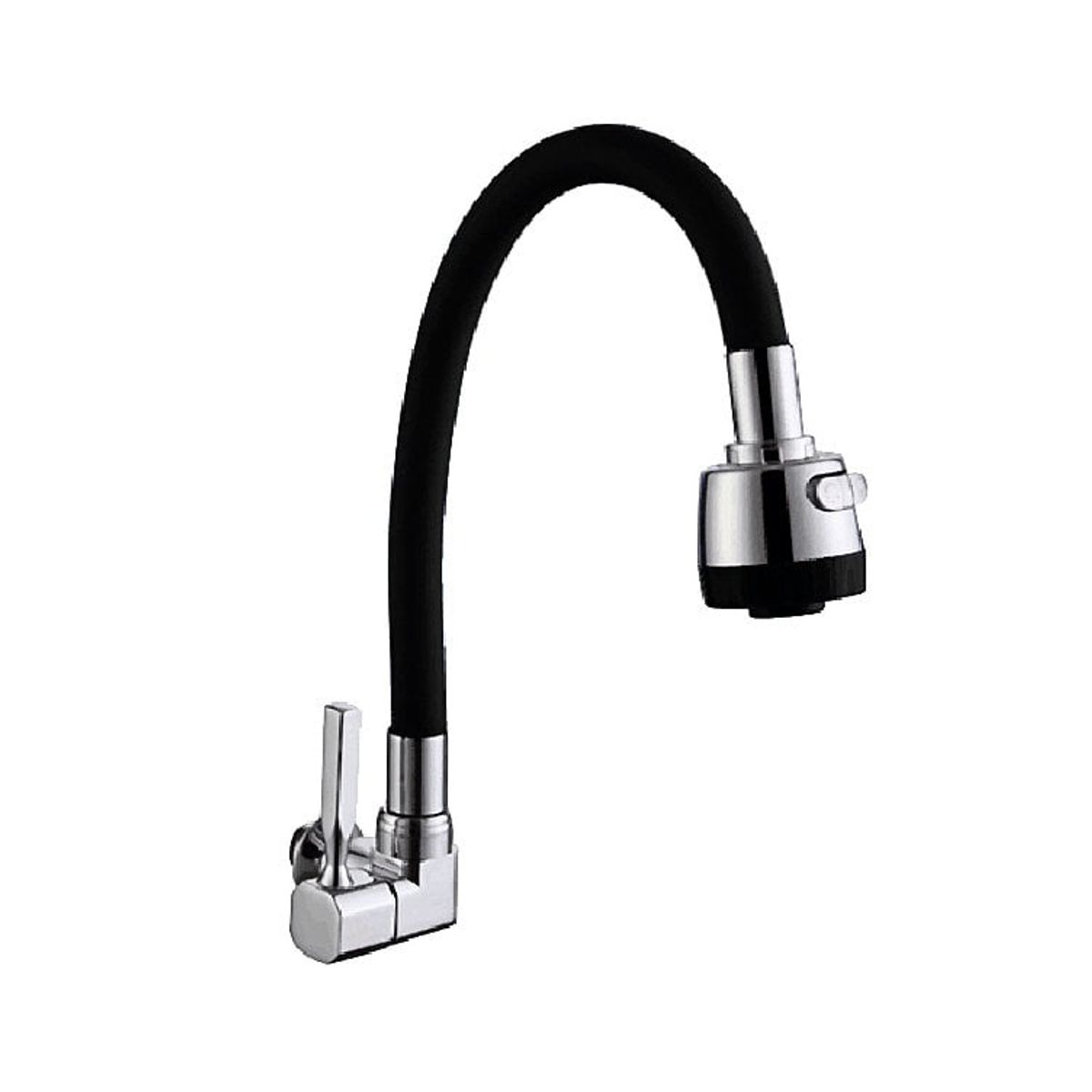XM - Llave Ganso  Para Cocina Bronce Cromado Negro