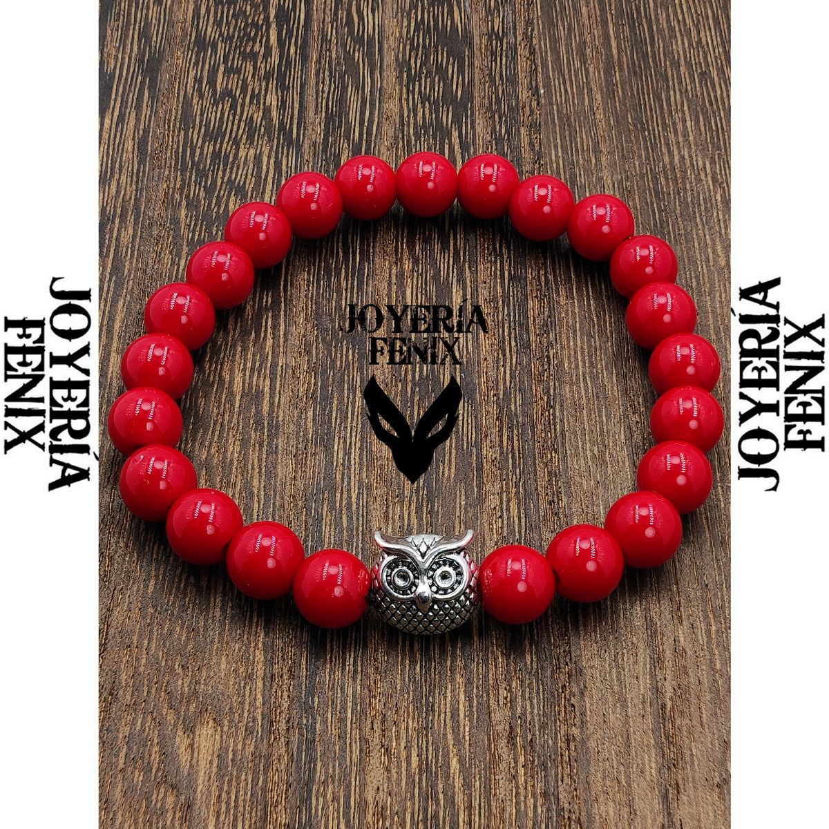 JOYERIA FENIX - Pulsera Piedra Natural Búho - Joyería Fénix
