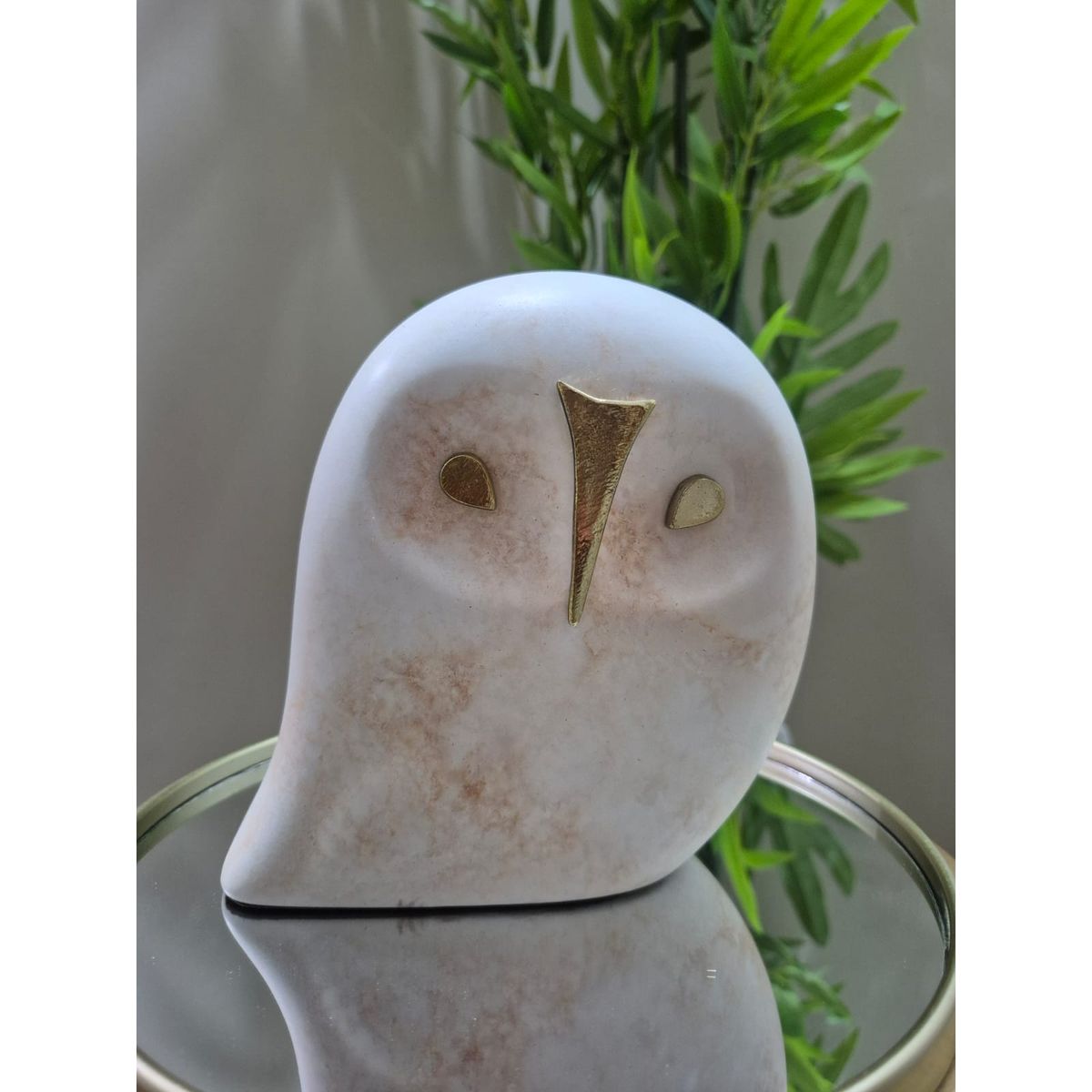 GENERICO - Adorno Búhos Ébano 16x7x16 cm