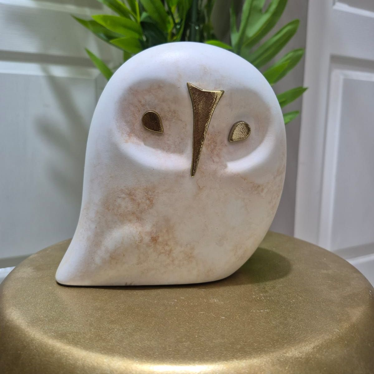 GENERICO - Adorno Búhos Ébano 16x7x16 cm