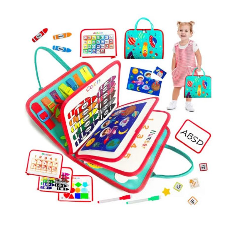 GENERICO - Tablero Sensorial Niños Pequeños Juguetes Educativo