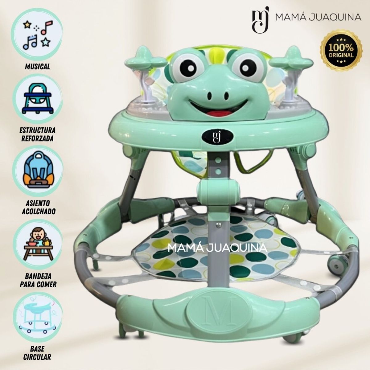 BABY - Andador Plegable «HI RENE» Edición Limitada Green