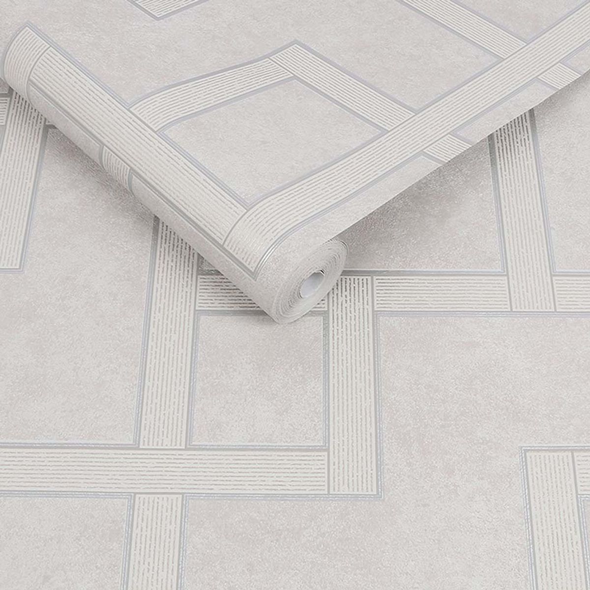MULTITOP - Papel Tapiz Opulence Gilded Greek Key 052X10 Mts Pearl