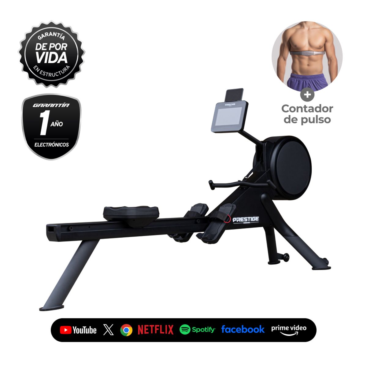 MONARK - MAQUINA DE REMO PRESTIGE R1000 PLUS