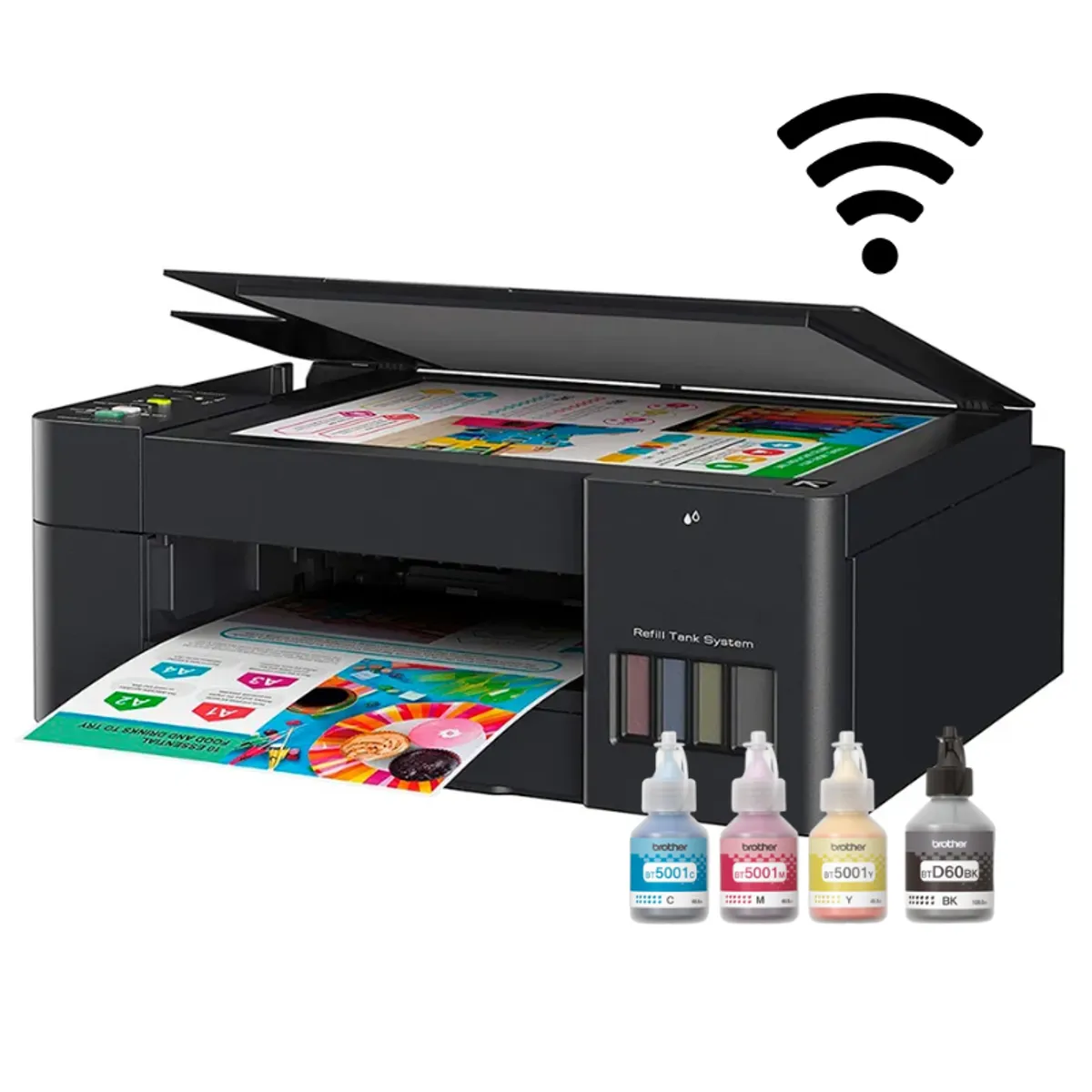 BROTHER - Impresora Multifuncional DCP-T420 WIFI