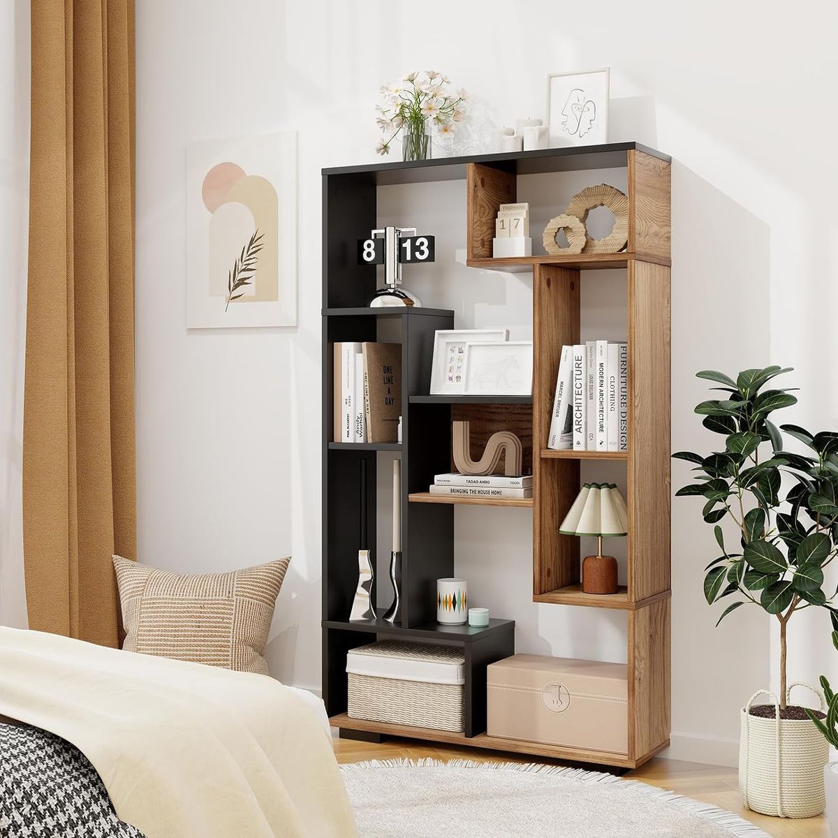 DIBA MUEBLES - Librero 2 Colores Piper DIBA Muebles