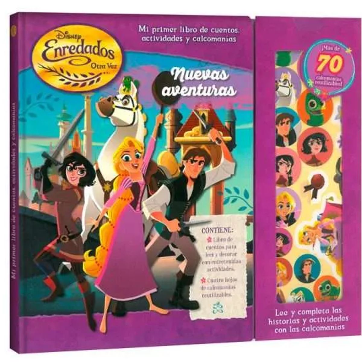 GENERICO - ENREDADOS NUEVAS AVENTURAS LIBRO CON  STICKERS