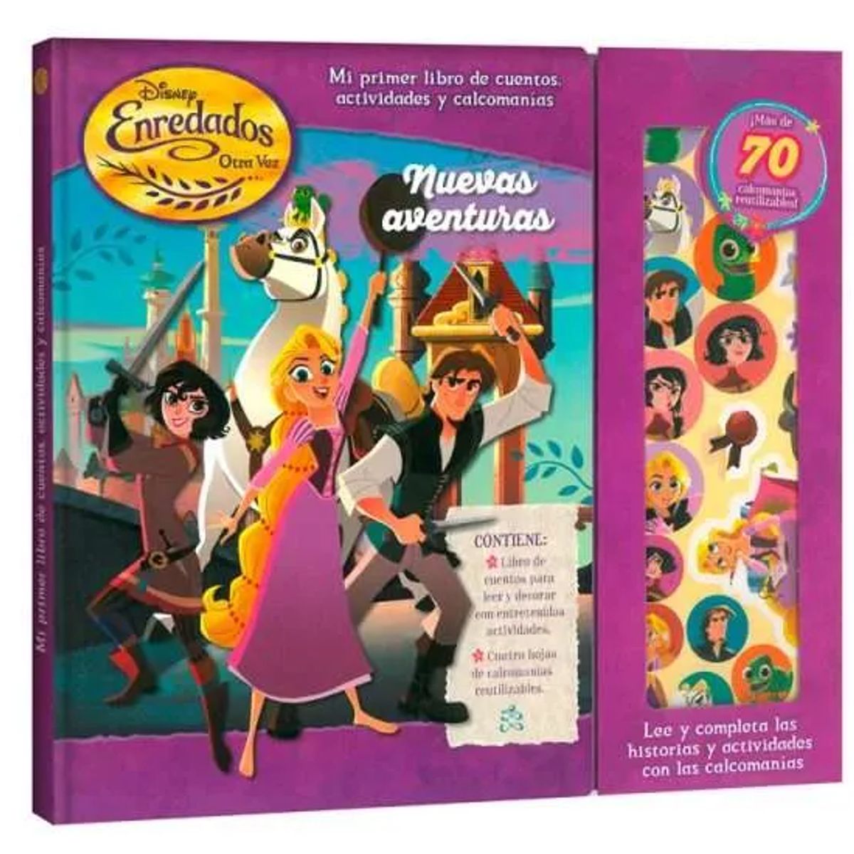 GENERICO - ENREDADOS NUEVAS AVENTURAS LIBRO CON  STICKERS