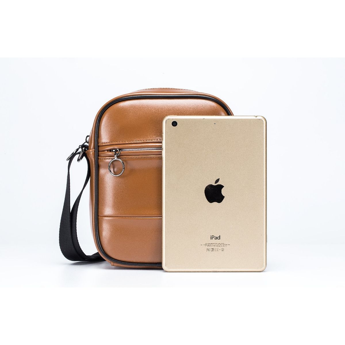 BULLCAPTAIN - BullCaptain - Morral de Cuero Pu Mate DJB-311-BR Marrón