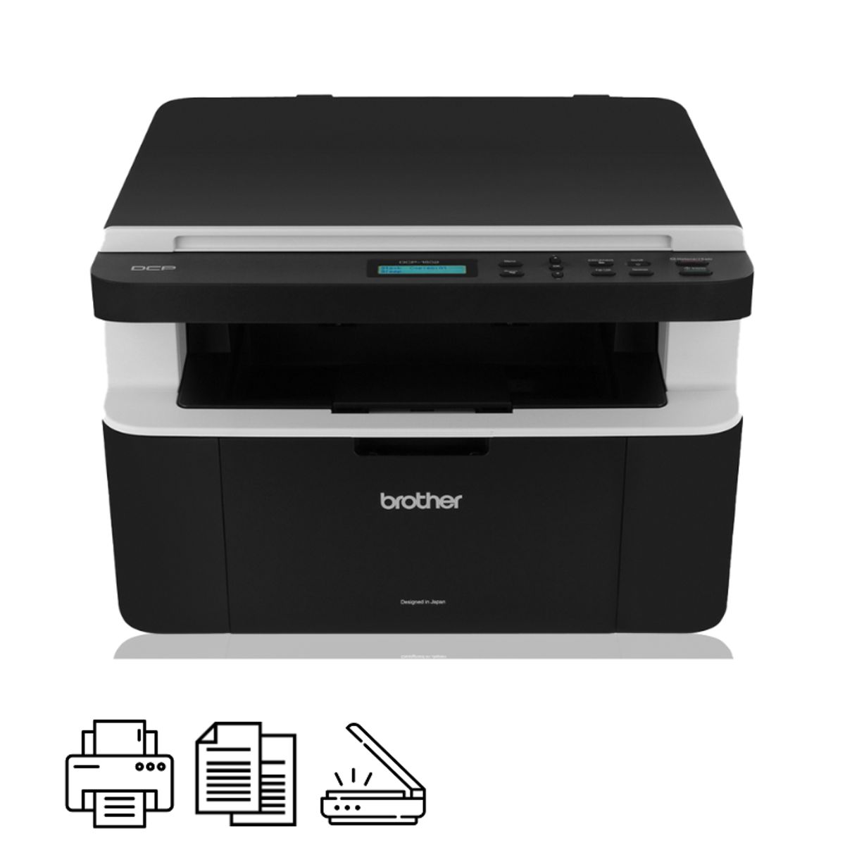 BROTHER - IMPRESORA BROTHER LASER DCP-1602 MULTIFUNCIONAL MONOCROMATICO