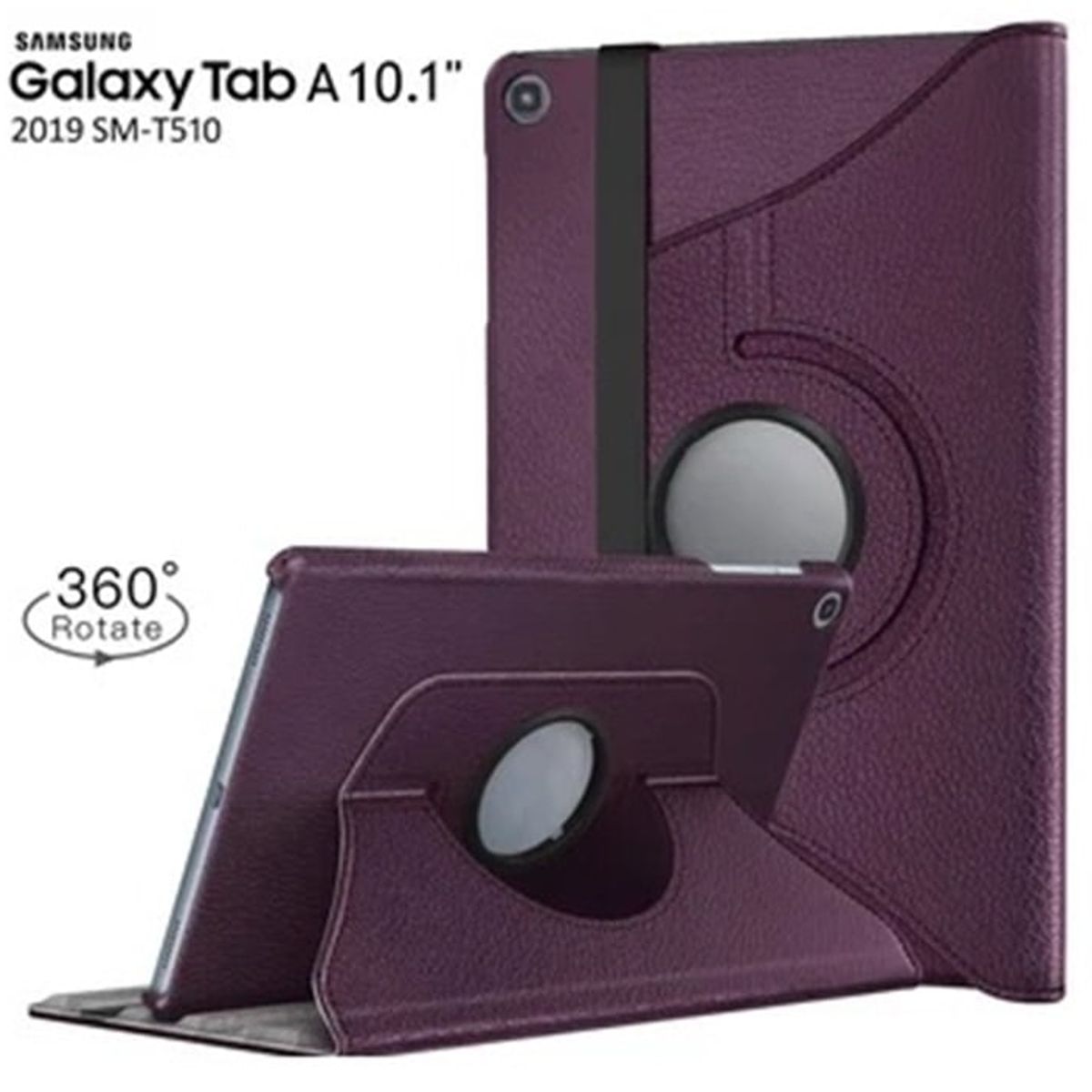 GENERICO - Funda de Cuero para Samsung Tab A 10.1 2019 SM-T510 Case Cover Forro