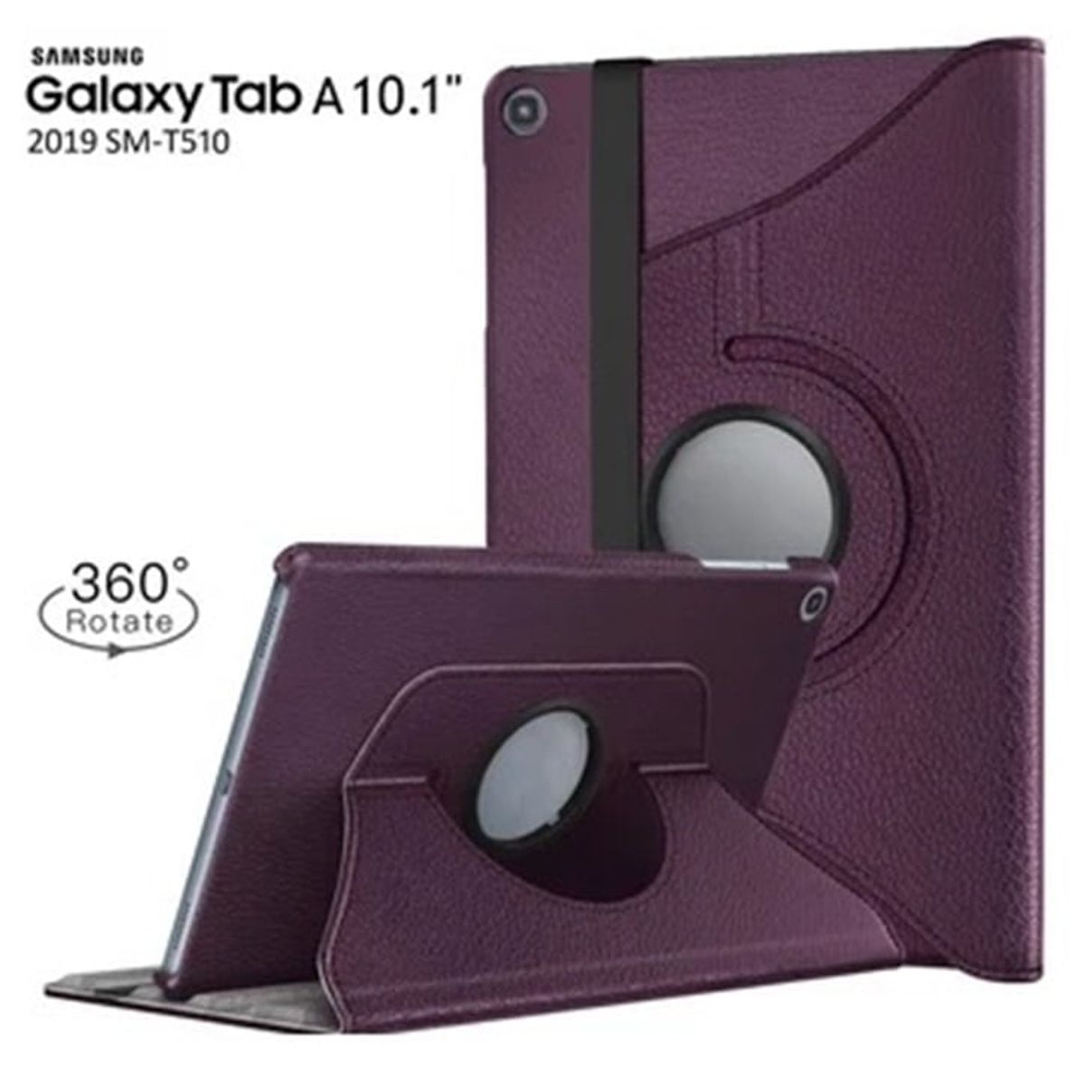 GENERICO - Funda de Cuero para Samsung Tab A 10.1 2019 SM-T510 Case Cover Forro