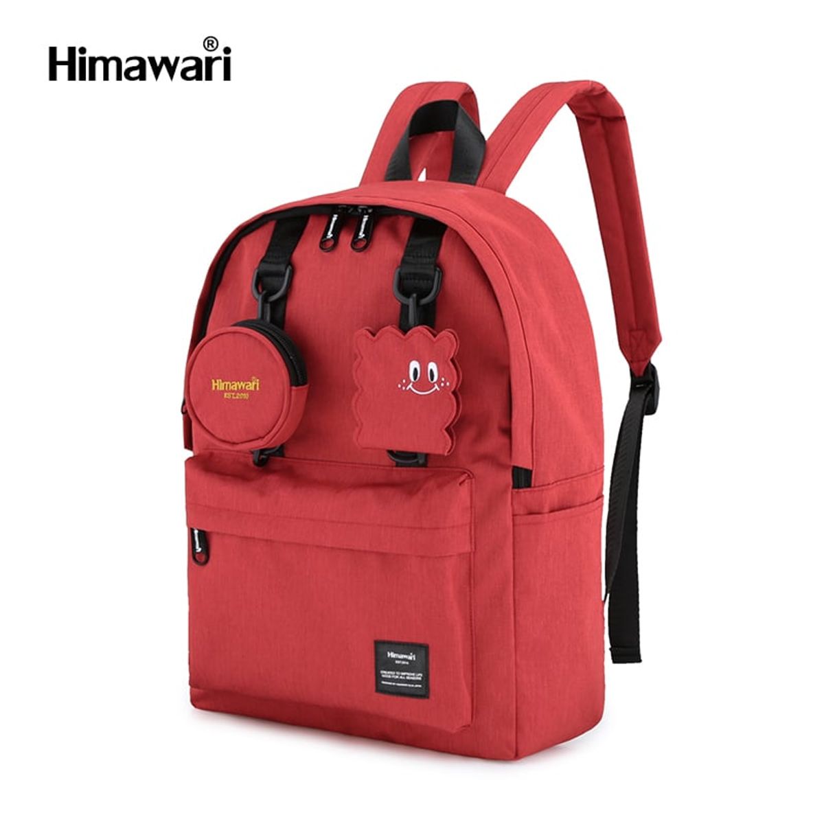 HIMAWARI - Himawari - Mochila Bandolera ajustable H422-8 - Rojo