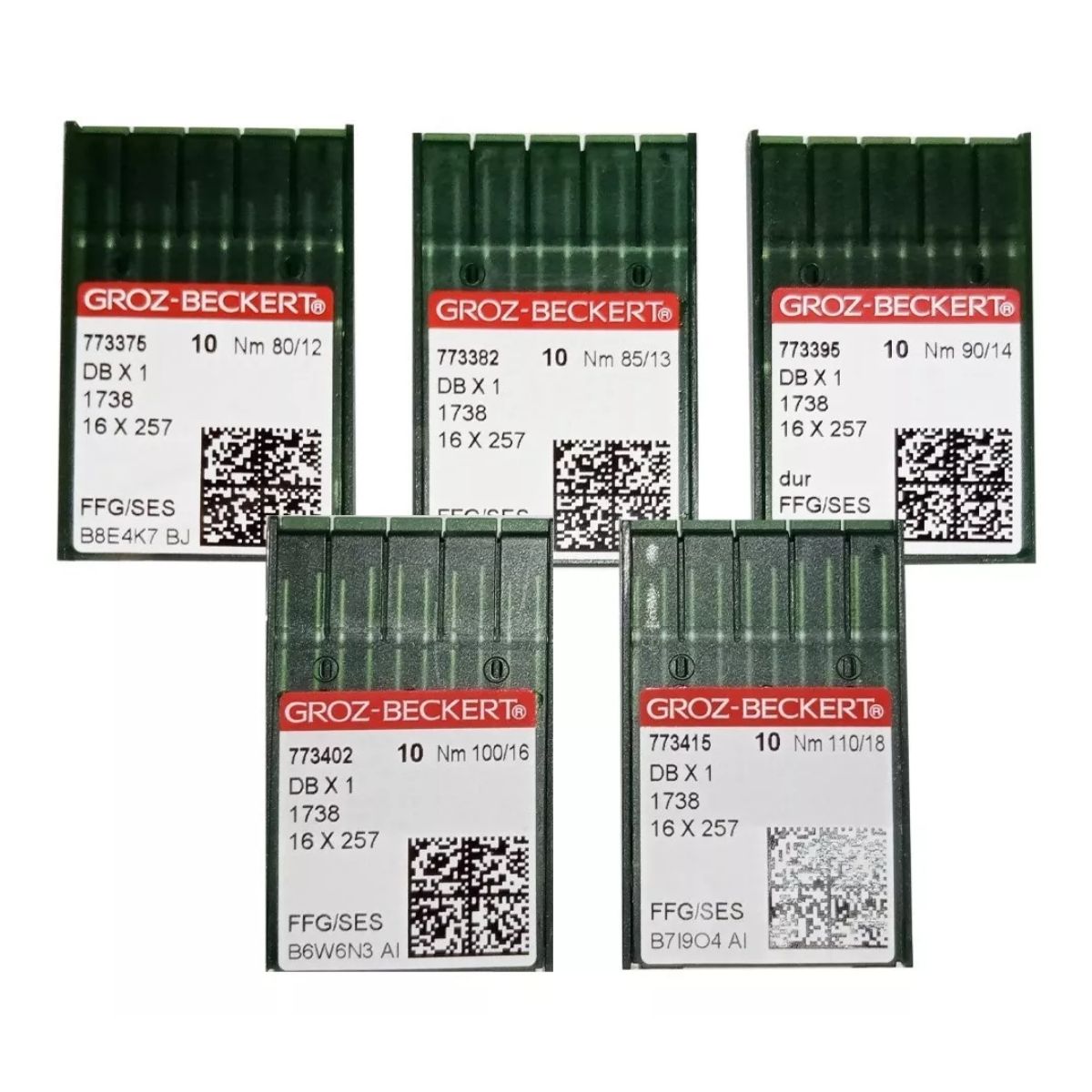 GENERICO - Agujas Groz-beckert Máq Recta Cabo Delgado Punta De Bola Ffg