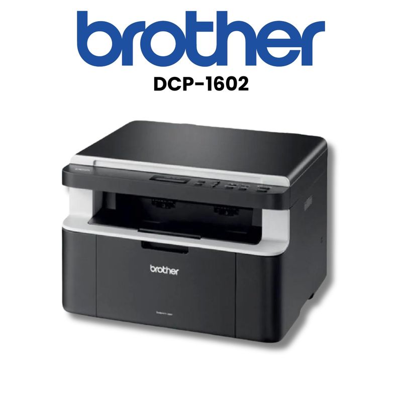 BROTHER - IMPRESORA LÁSER MULTIFUNCIONAL BROTHER MONOCROMÁTICO DCP-1602
