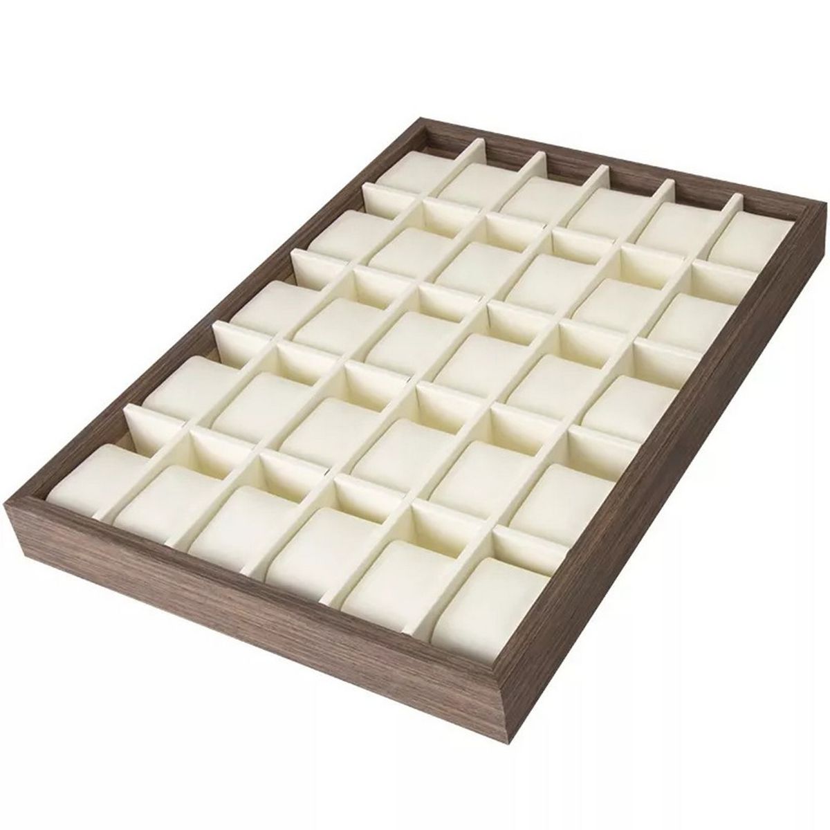 GENERICO - Caja organizadora para 30 relojes SK-T87 Marrón