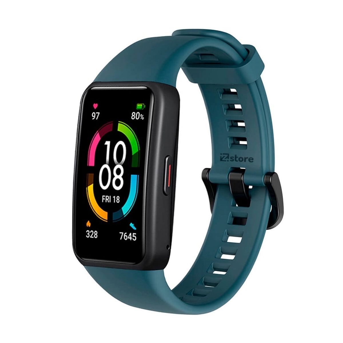 GENERICO - CORREA SILICONA PARA HUAWEI BAND 6 - CIAN
