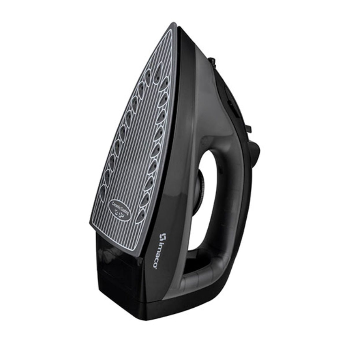 IMACO - PLANCHA A VAPOR CON BASE CERÁMICA NEGRO IMACO ETA 600N