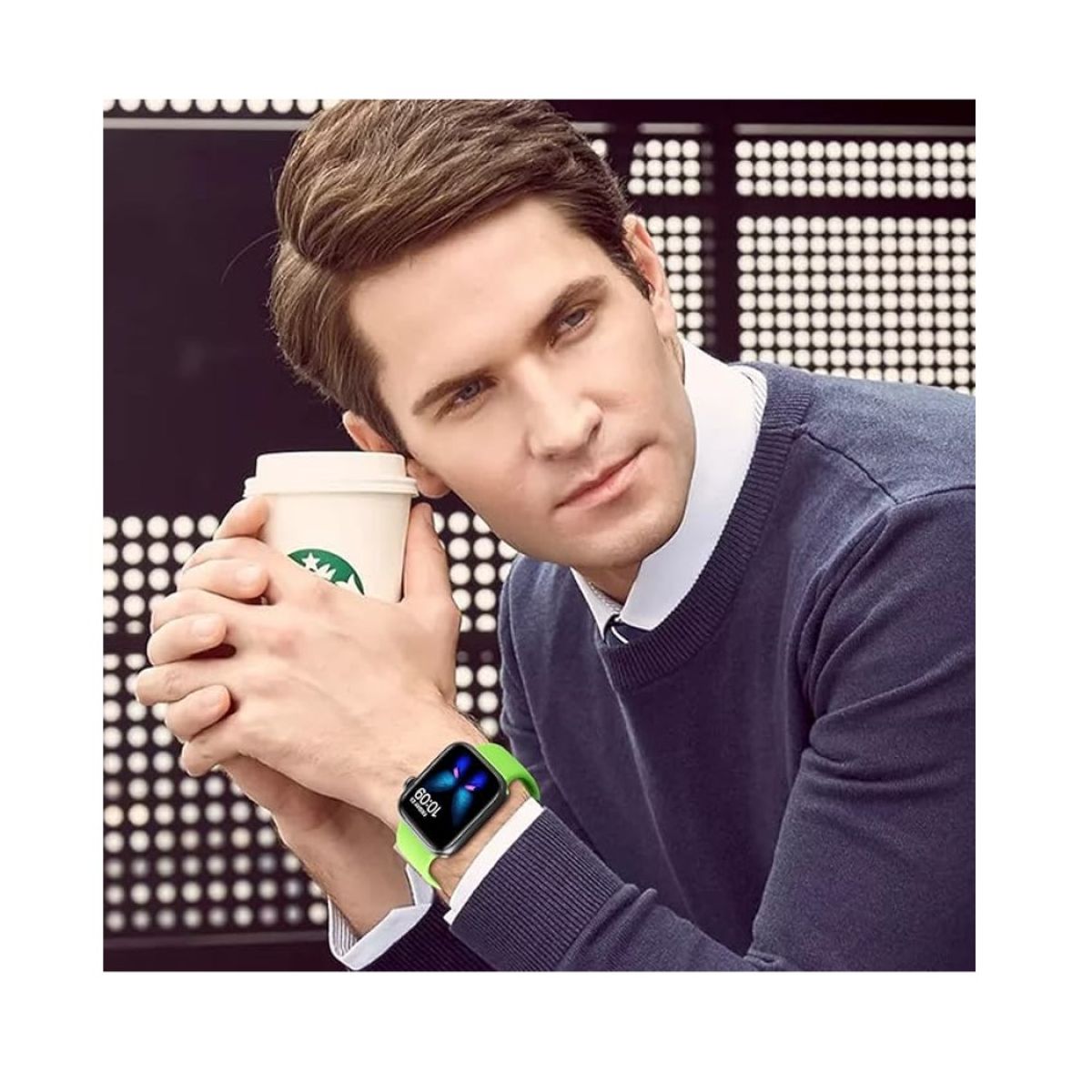 GENERICO - CORREA DE SILICONA PARA WATCH 42-44-45-49 MM VERDE MANZANA