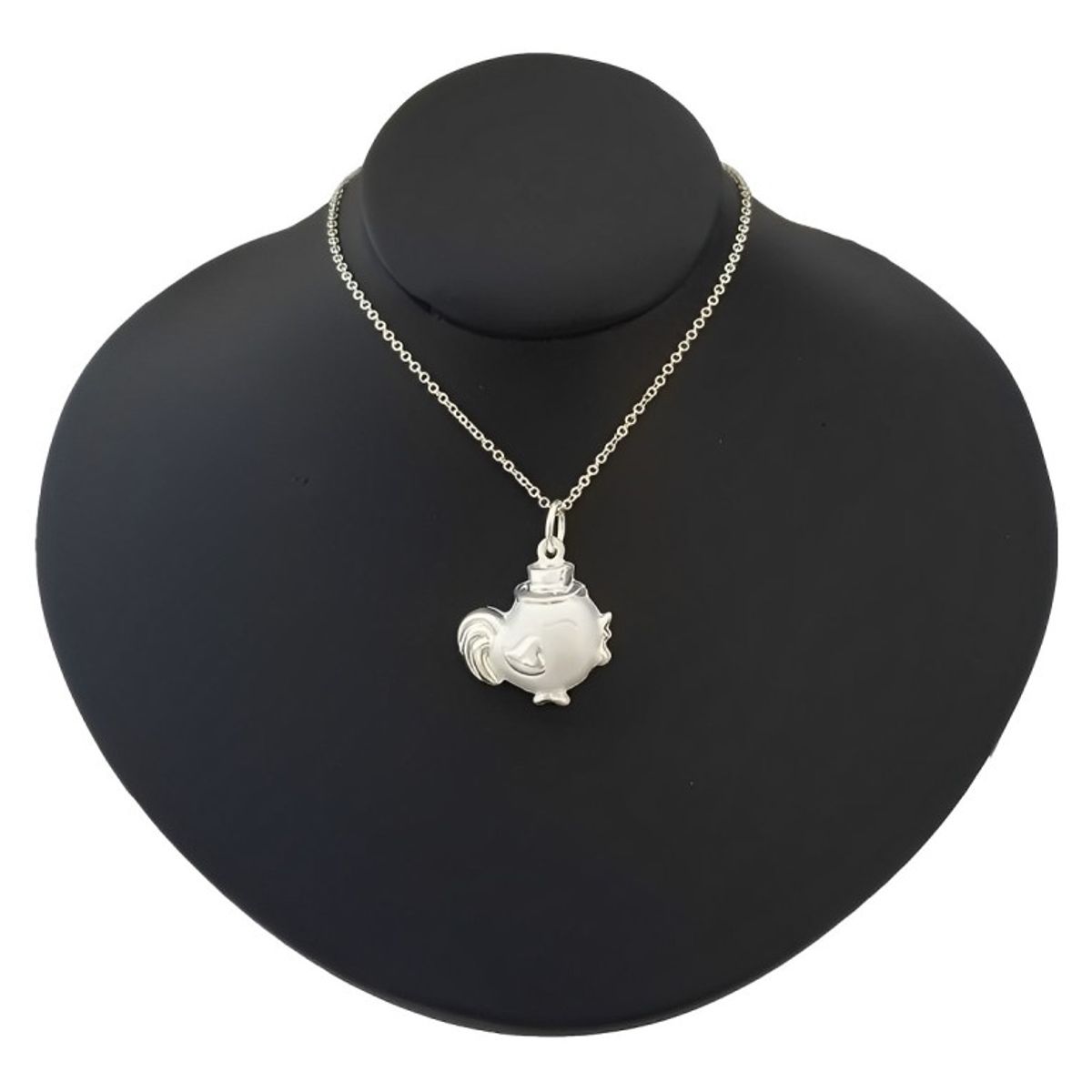 GENERICO - Collar Mujer Gallina Gallinita Suerte Joya Regalo Plata 925