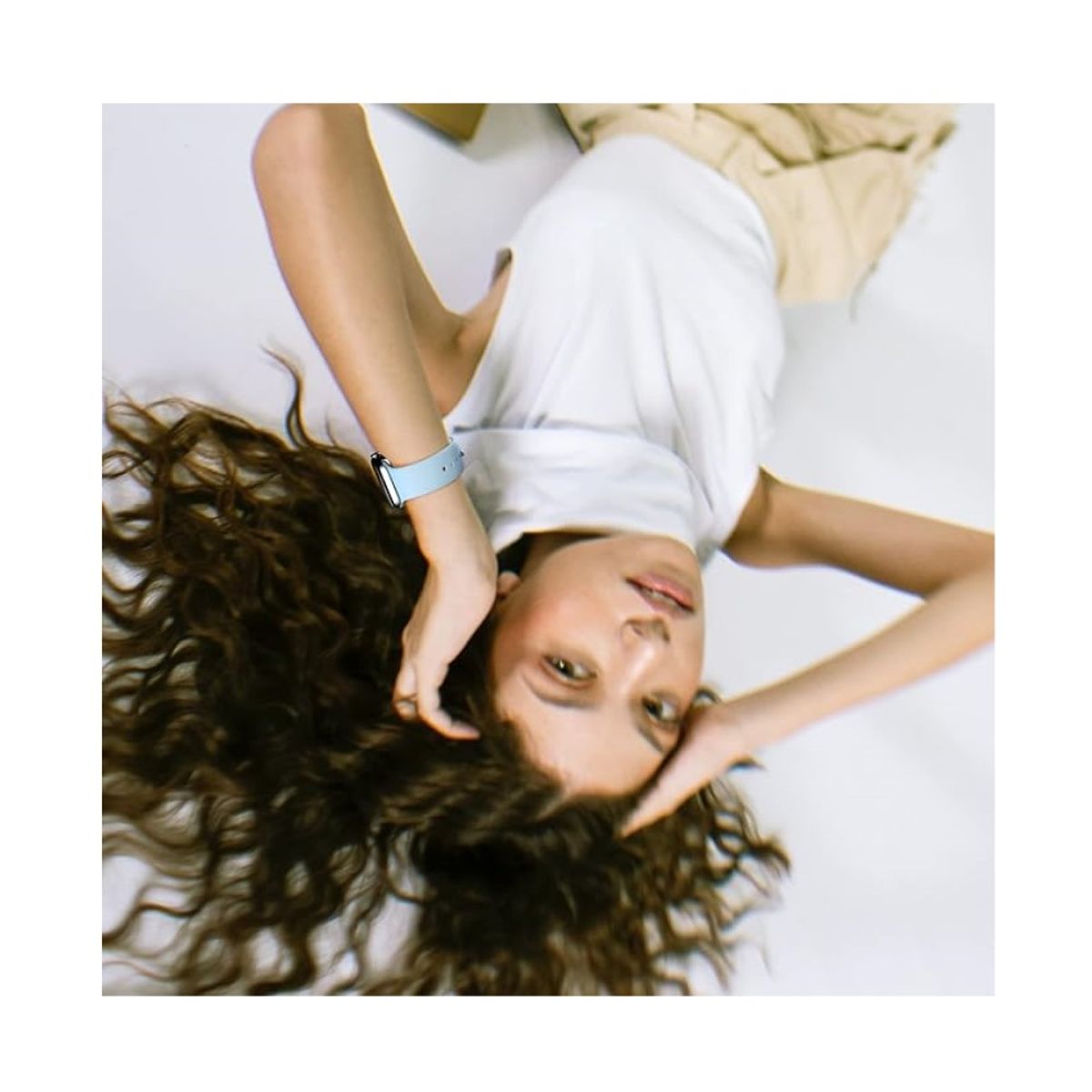 GENERICO - CORREA DE SILICONA PARA WATCH 38-40-41 MM AZUL CLARO