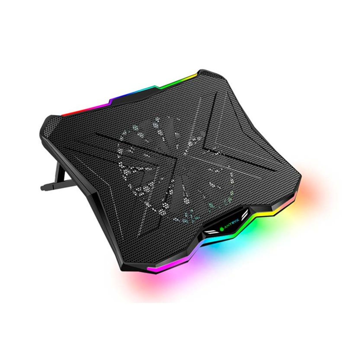 ANTRYX - COOLER PARA LAPTOP GAMER ANTRYX AIR-X500K PARA HASTA 17 PULGADAS  RGB