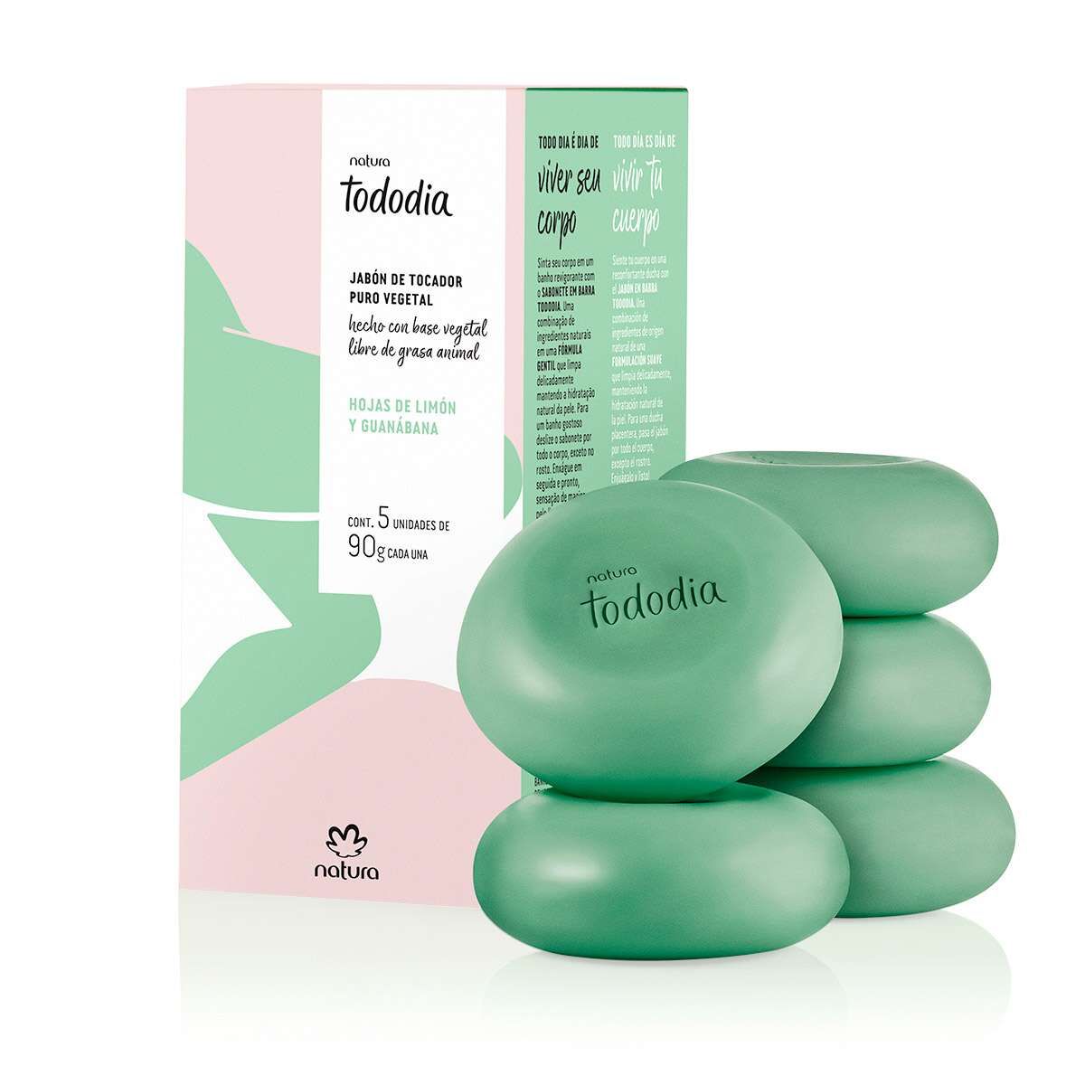 NATURA - Jabon n Barra Hojas De Limón y Guanábana Tododia natura ekos
