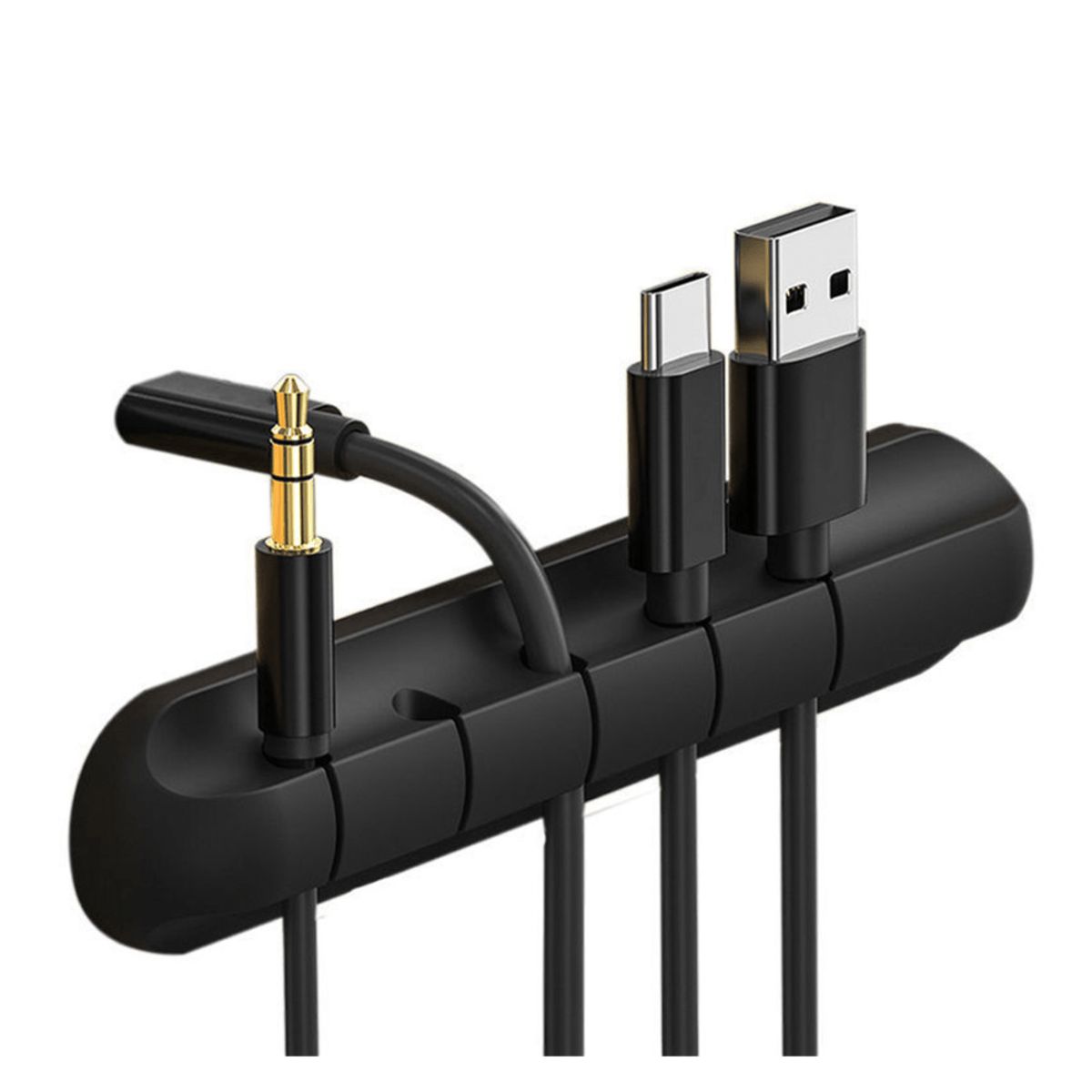 GENERICO - Organizador de Cables USB para Oficina Escritorio x2