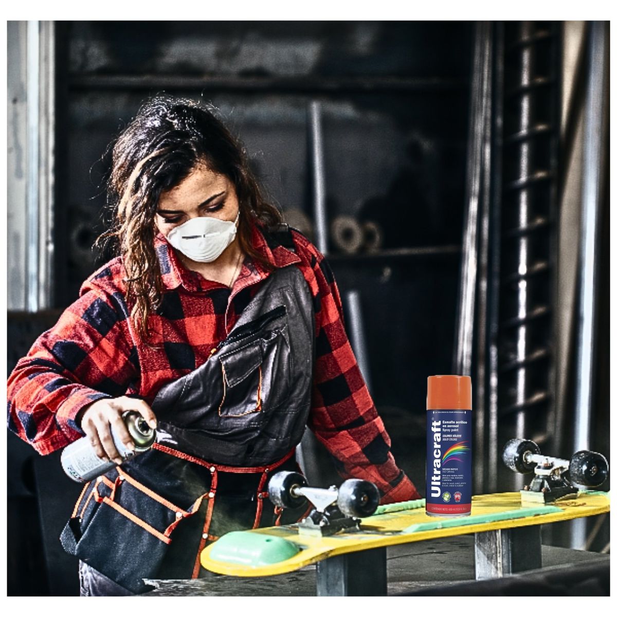 TRUPER - Spray Pintura color NARANJA, 4 UNIDADES ULTRACRAF TRUPER