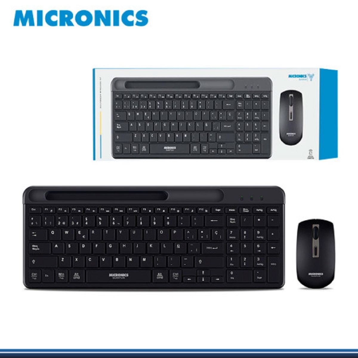 MICRONICS - Kit Quantum Mic WT813 Teclado + Mouse Wifi Micronics