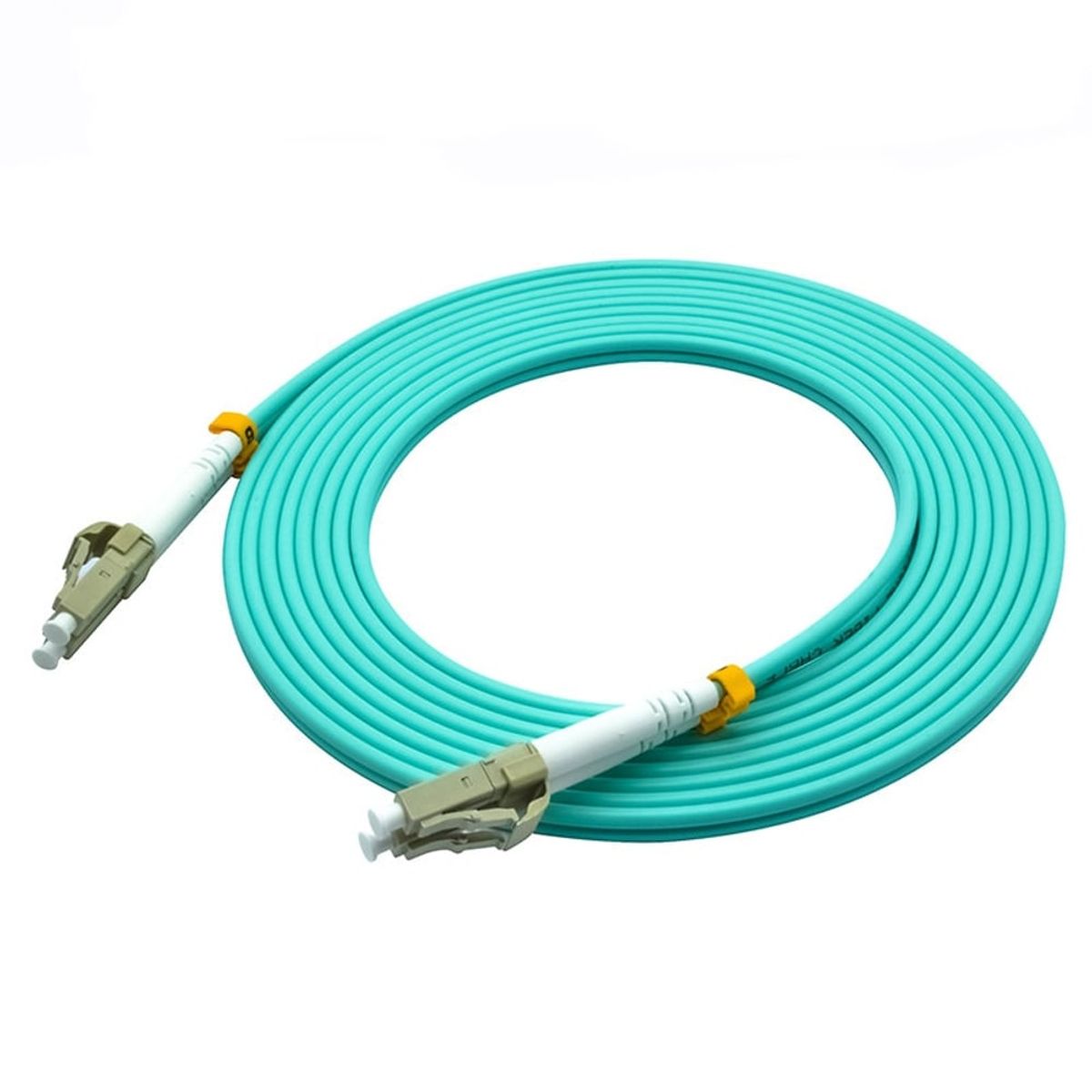 GENERICO - Cable patch cord de fibra optica OM3 3.0mm LC-LC 50dB 50/25 80 Metros
