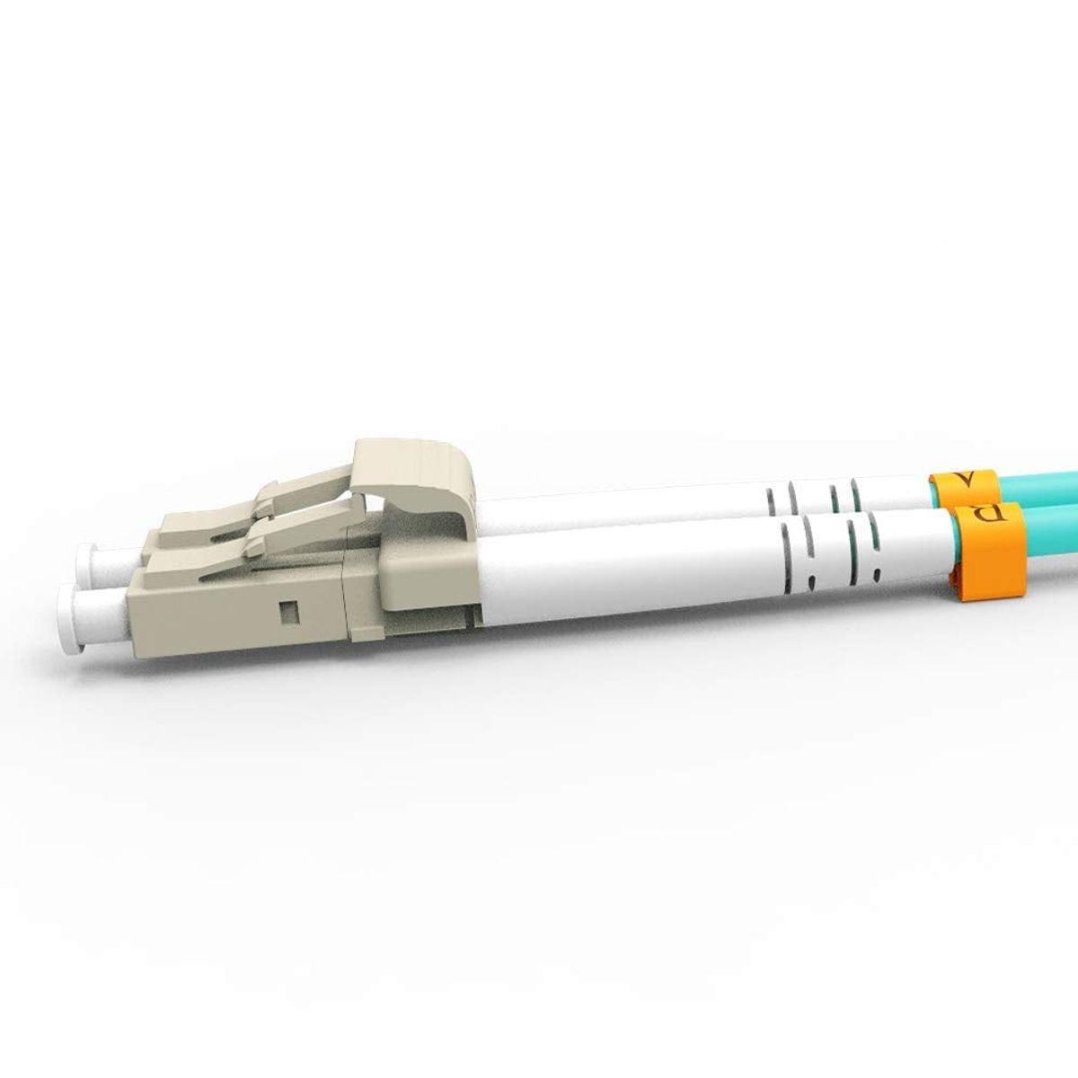 GENERICO - Cable patch cord de fibra optica OM3 3.0mm LC-LC 50dB 50/25 100 Metros