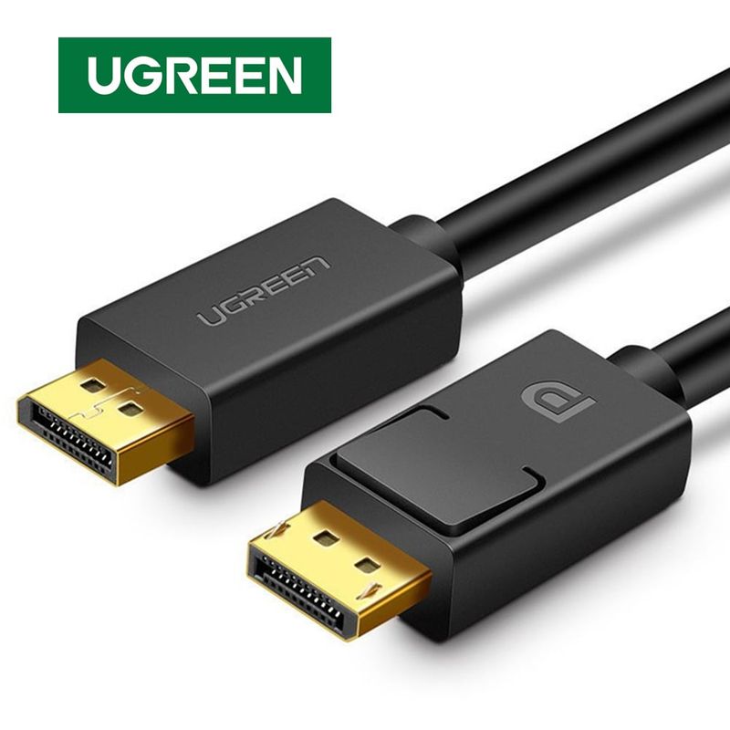 UGREEN - Cable Displayport Dp 1.2 4K UGREEN 144 Hz 21.6 Gbps 2 Metros 3D