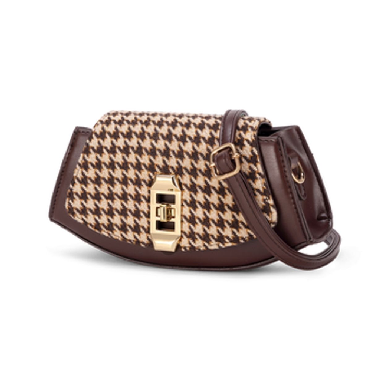 SIIHENRRY - Siihenrry - Bolso de Cuero Vegano Mate DJB-0107-BR Marrón