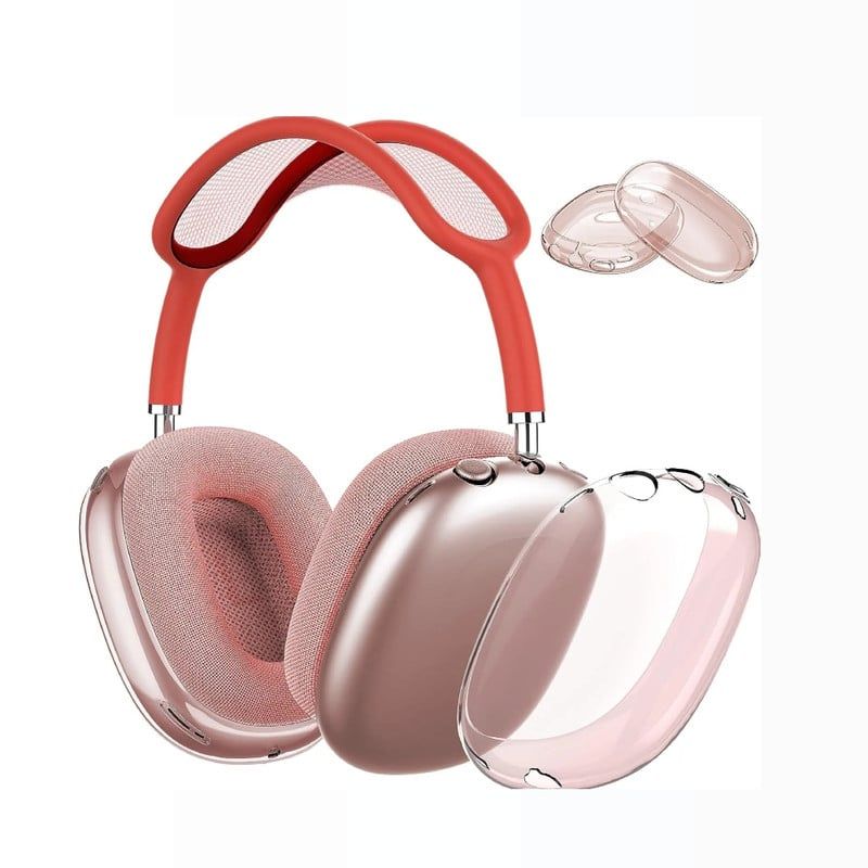 CASE - Funda de TPU Para Audifonos Airpods Max - Rojo