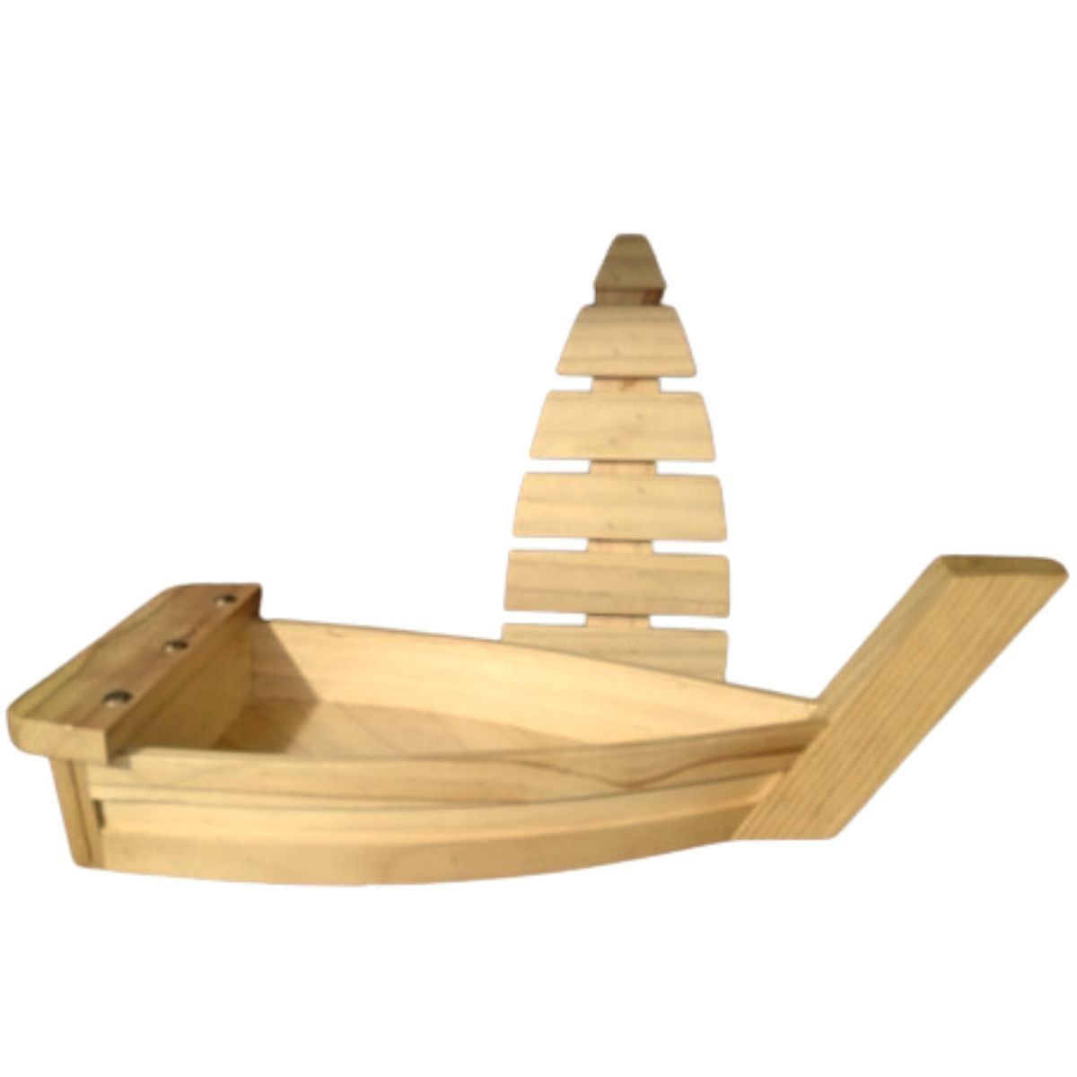 GENERICO - Barco cevichero en madera Plato personal