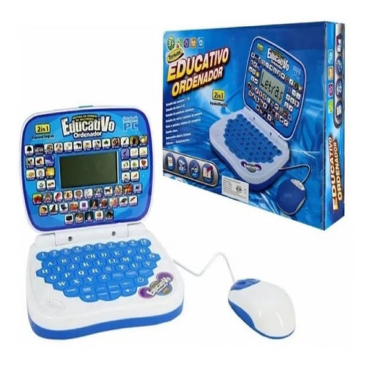 GENERICO - Mini Laptop Educativo con Mause para Niño