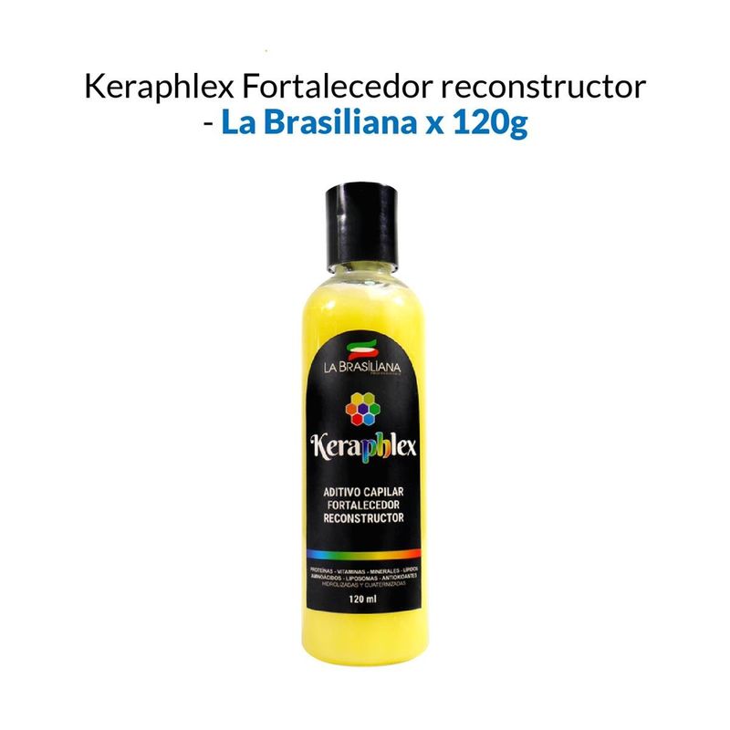 LA BRASILIANA - Keraphlex Fortalecedor Reconstructor La Brasiliana 120Gr